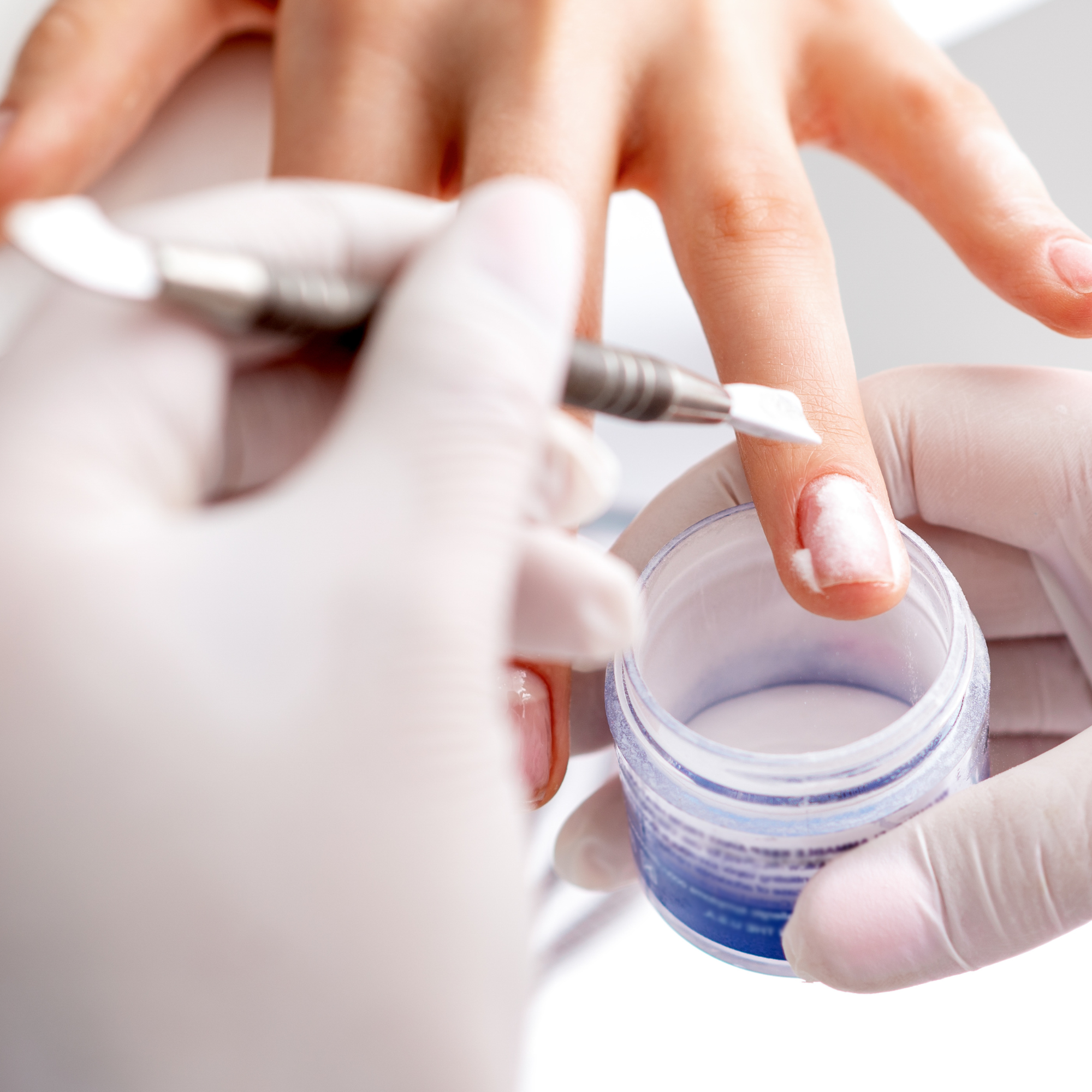 Dipping powder nail services at Diamond Nails 2
